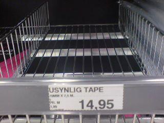 usynligt tape